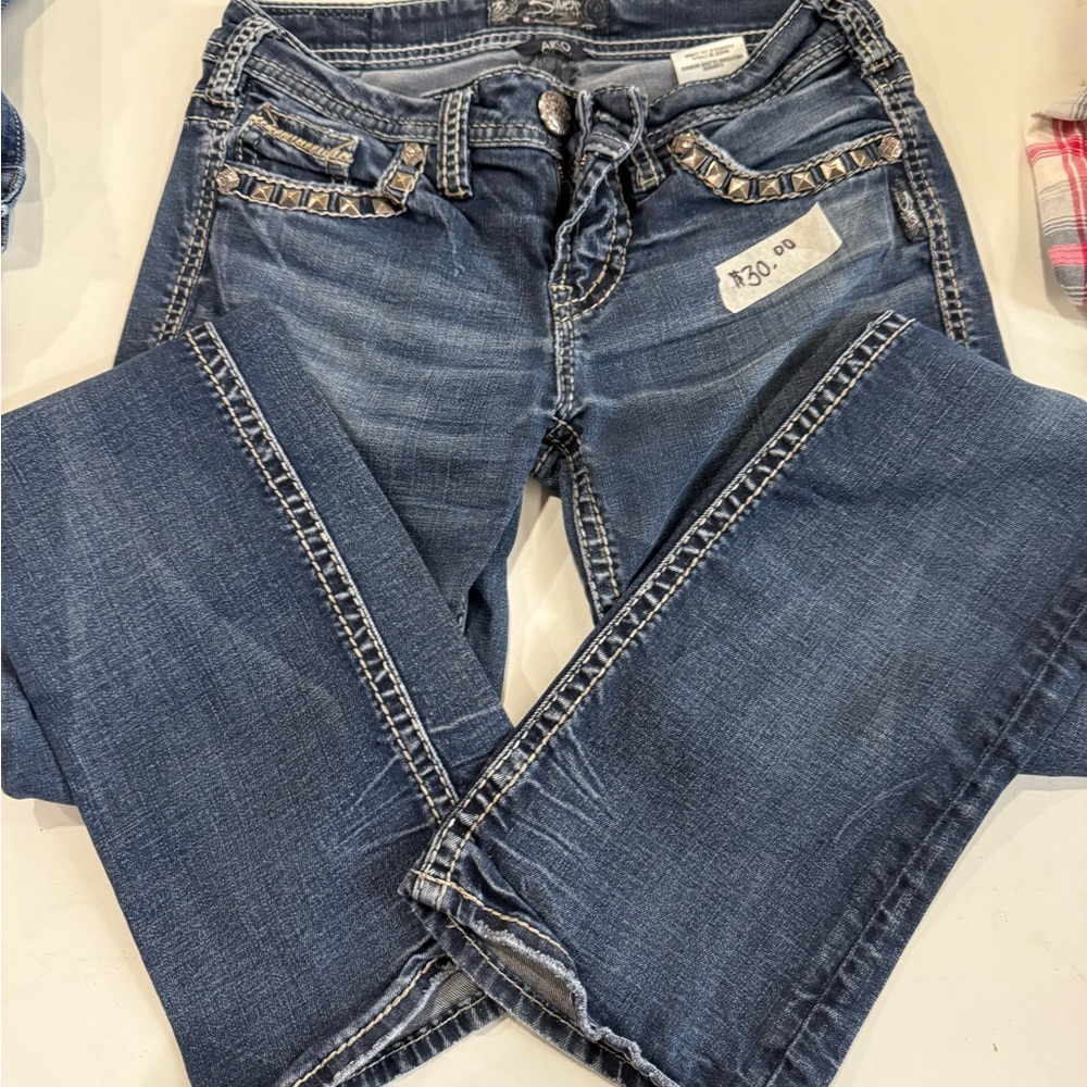 Silver Jeans Blue Straight Leg Classic Denim